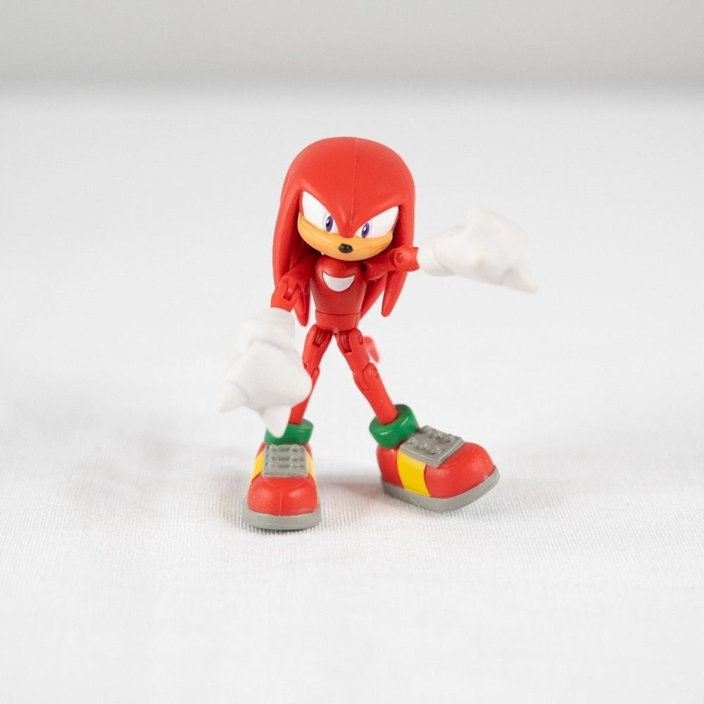 jazwares Action Figure Red Sonic the Hedgehog Knuckles 3 Inch Sega Toy